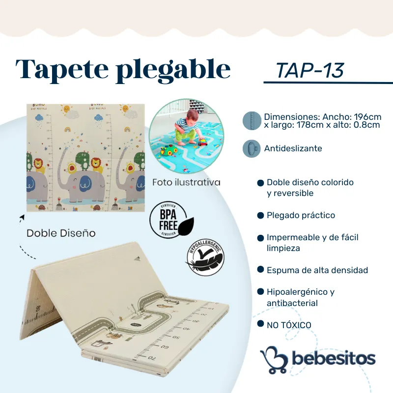  TAP-13 TAPETE PLEGABLE X 10 PZA
