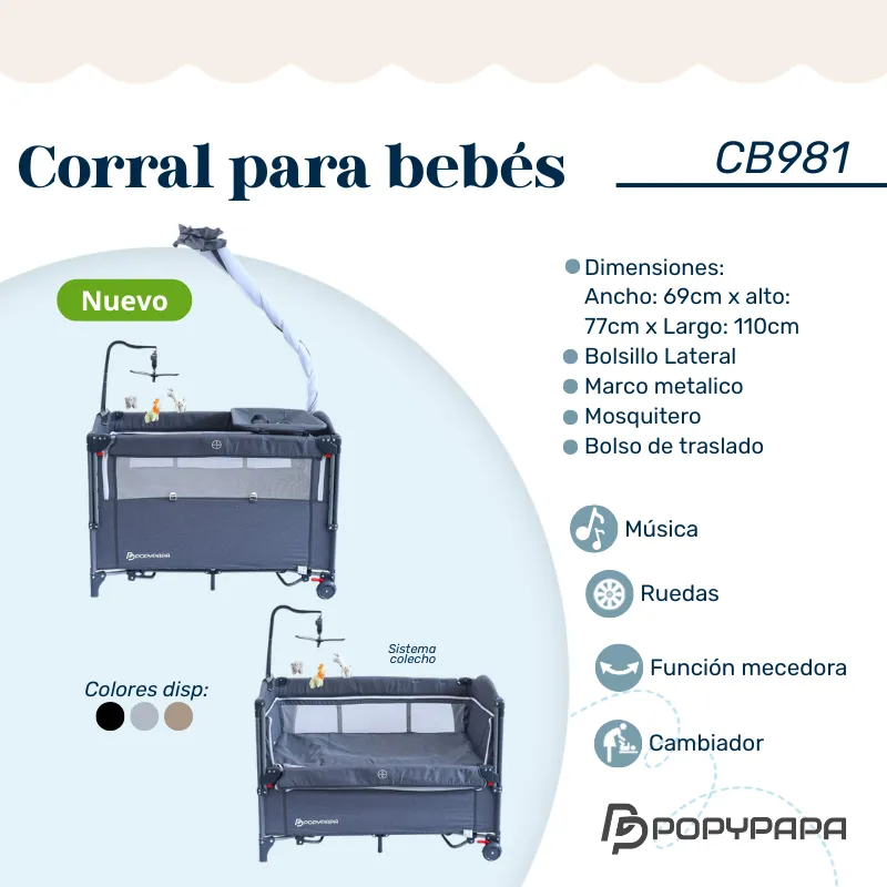 CB981 CORRAL GRIS X 1 POPY