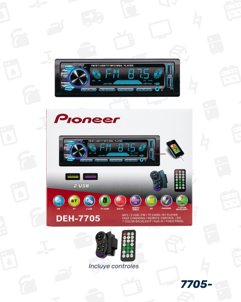 7705 REPRODUCTOR PIONNER X 20