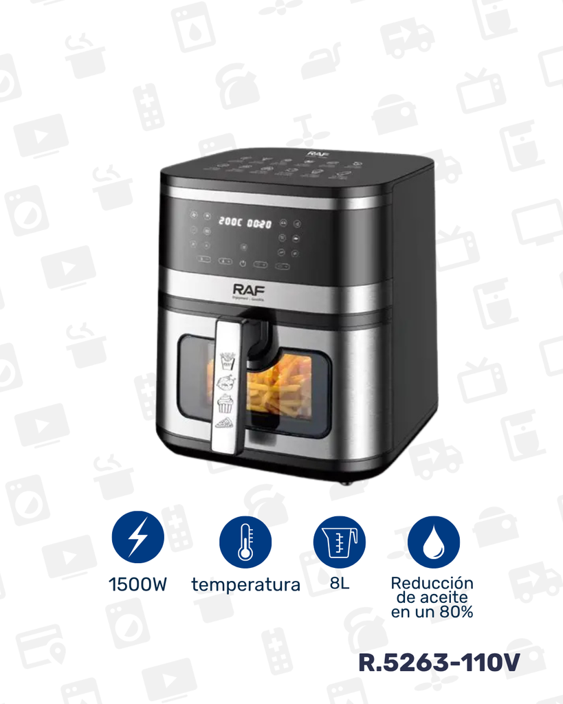 R.5263-110V AIR FRYER 8L X 2