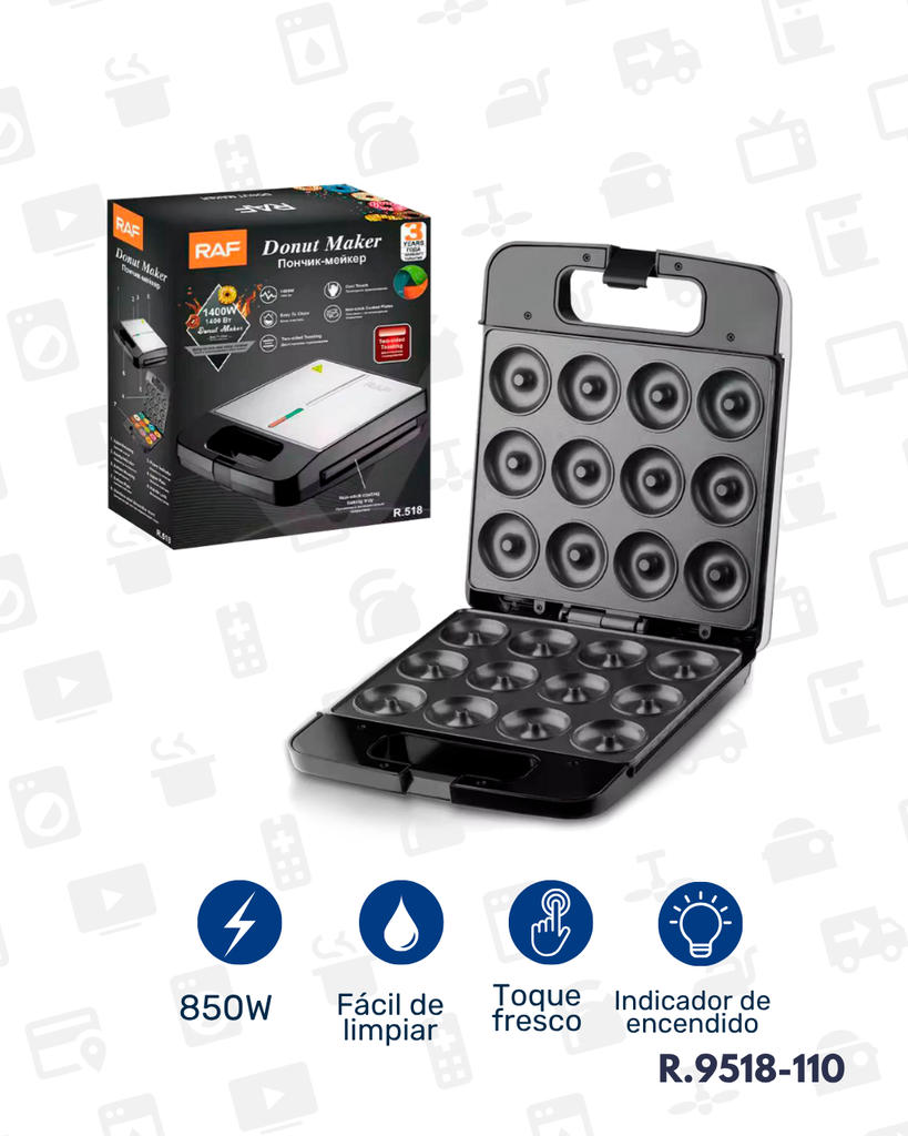 R.9518-110 DONUT MAKER X 6
