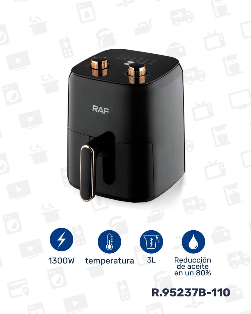 R.95237B-110 AIR FRYER 3L X 2