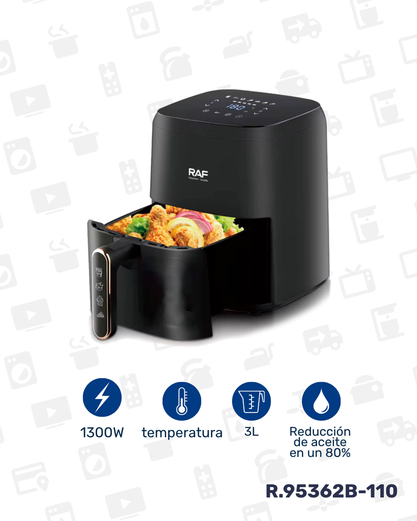R.95362B-110 AIR FRYER 3L X 2