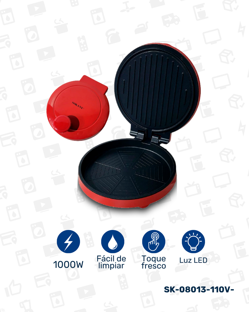 SK-08013-110V MAQUINA PARA PIZZA X 8