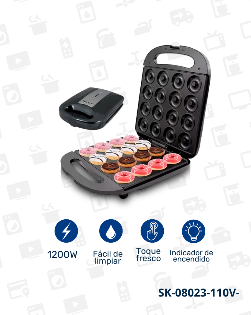 SK-08023-110V MAQUINA PARA DONAS X 6