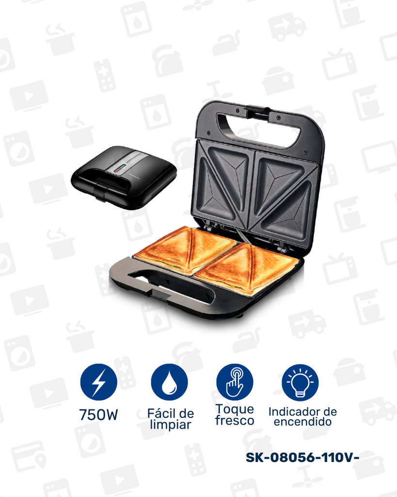 SK-08056-110V SANDWICHERA X 10