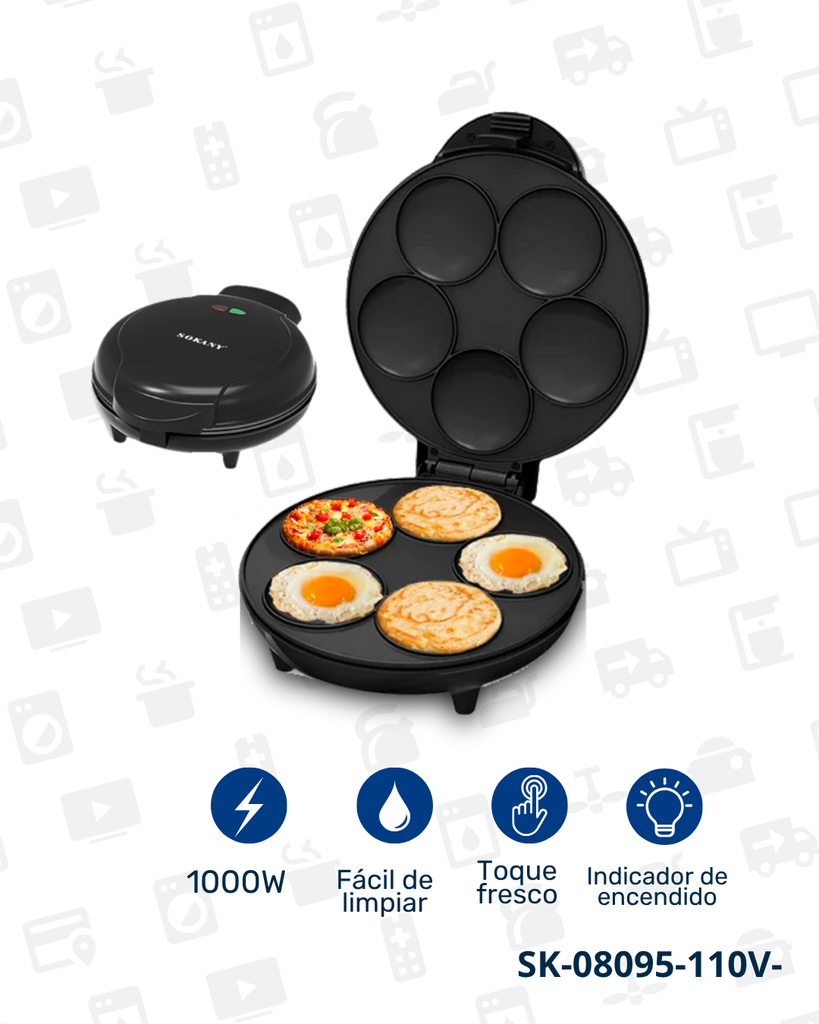 SK-08095-110V MAQUINA PARA HACER AREPAS X 8