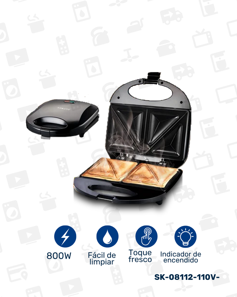 SK-08112-110V SANDWICHERA X 10