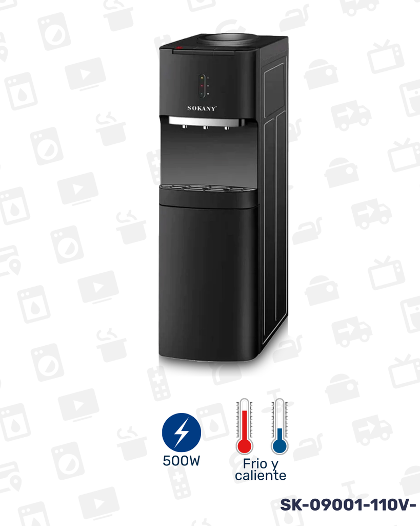 SK-09001-110V DISPENSADOR DE AGUA CON NEVERA X 1