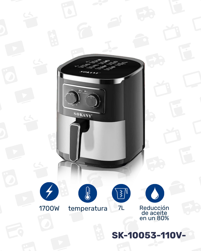 SK-10053-110V FREIDORA DE AIRE X 2