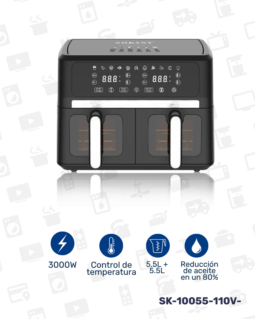 SK-10055-110V FREIDORA DE AIRE X 1
