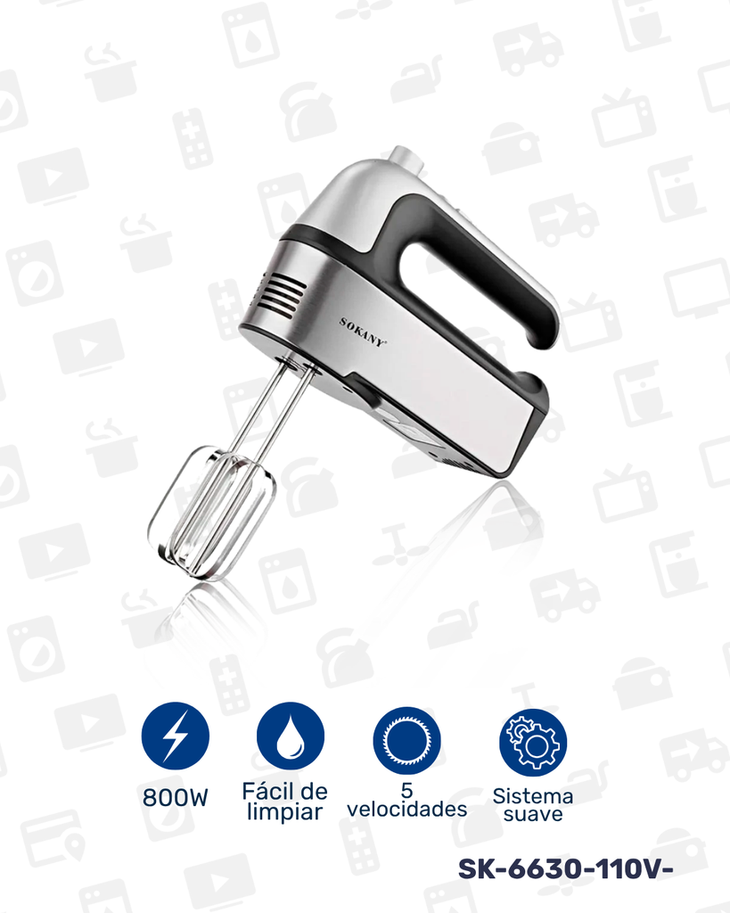 SK-6630-110V BATIDORA ELECTRICA X 24