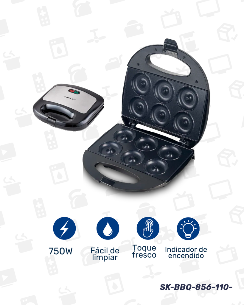 SK-BBQ-856-110 MAQUINA PARA DONAS X 10