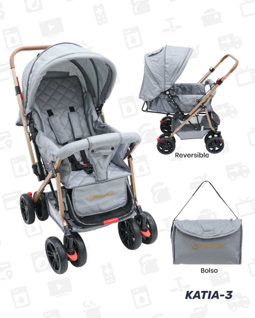 KATIA-3 COCHE GREY DOBLE VISTA X 2  